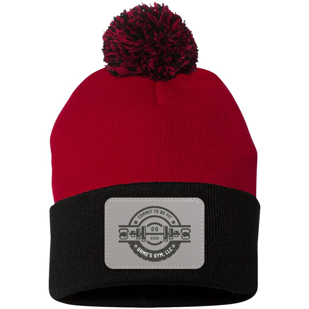 Orme's Gym Logo Pom Pom Knit Cap