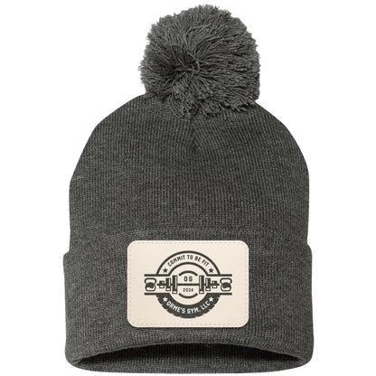 Orme's Gym Logo Pom Pom Knit Cap