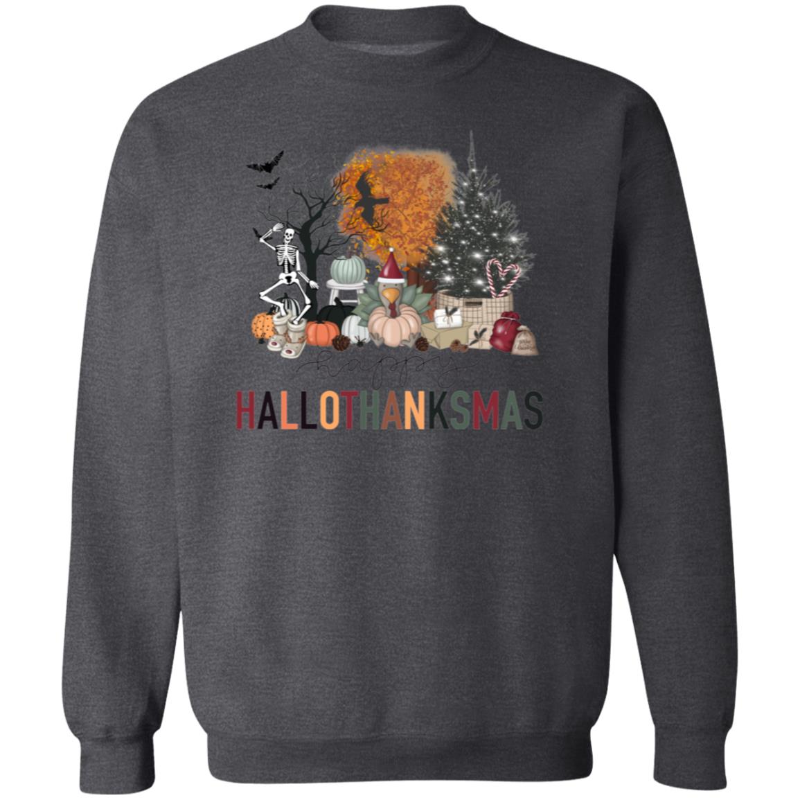 Warm and Festive HalloThanksMas Sweatshirt and Hoodie