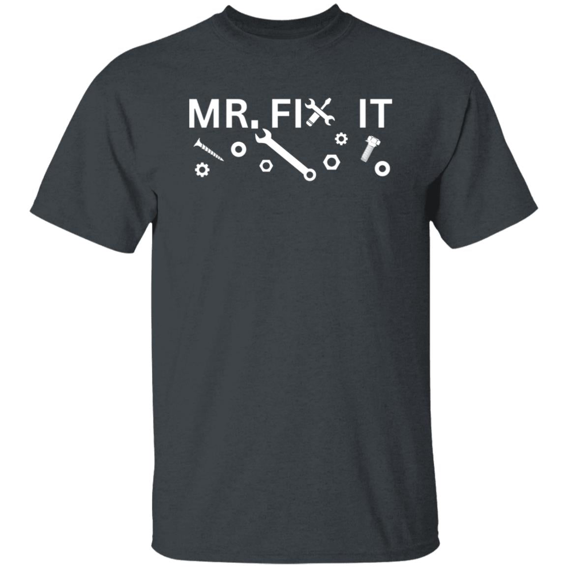 Mr Fix-it T-shirt in heather gray