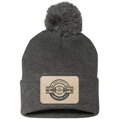 Orme's Gym Logo Pom Pom Knit Cap