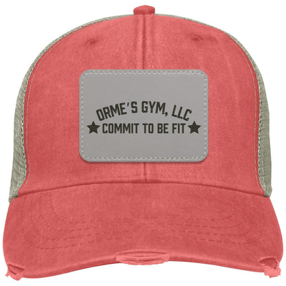 Orme's Gym Slogan Distressed Ollie Hat