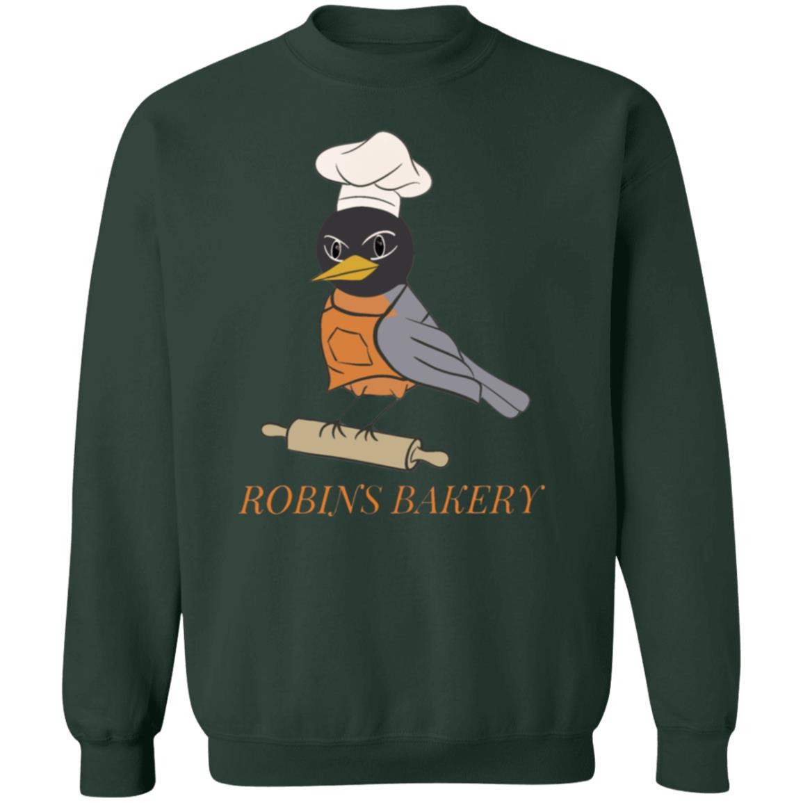 Robins Bakery Crewneck Pullover Sweatshirt G180