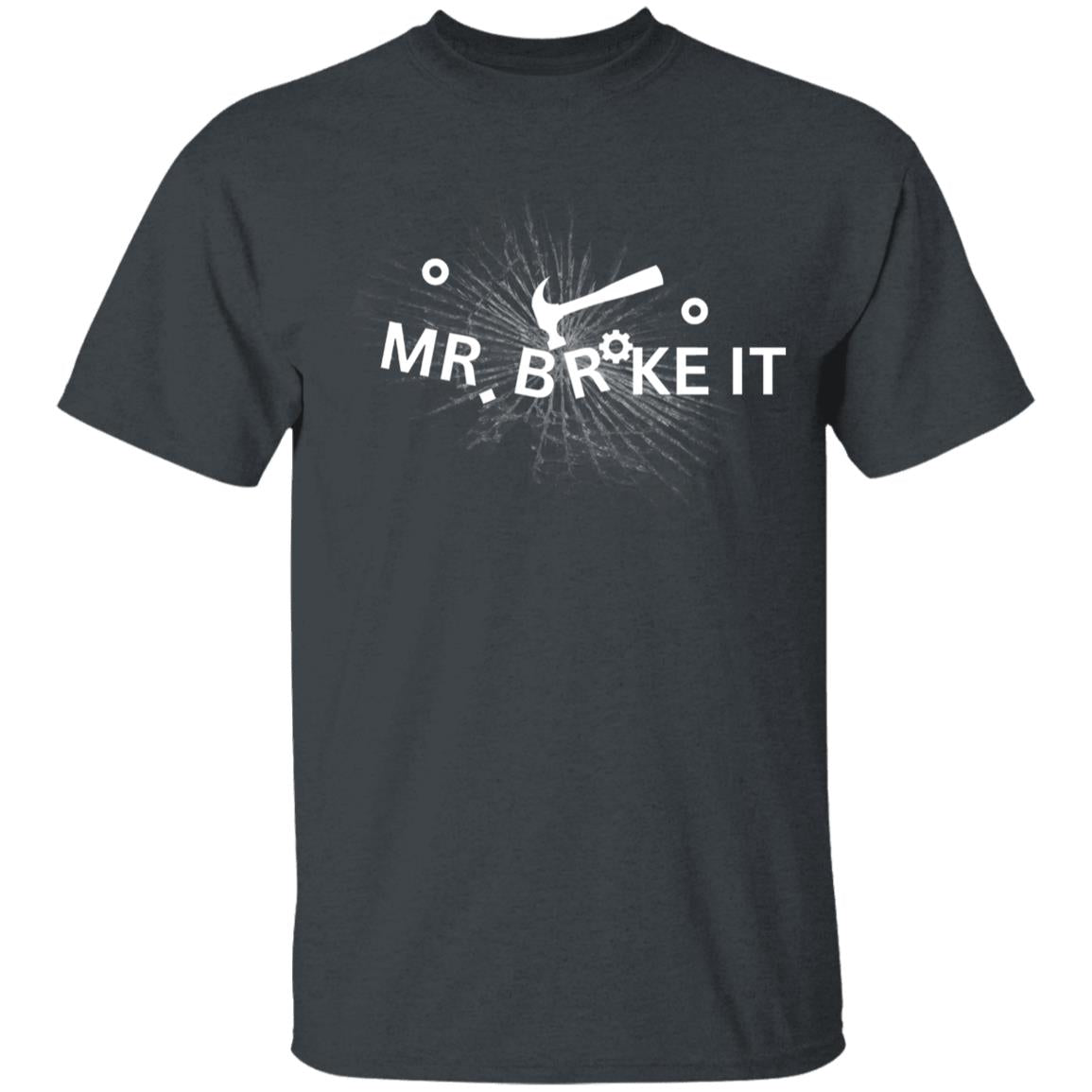 Mr Broke-it T-shirt in heather gray