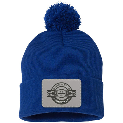 Orme's Gym Logo Pom Pom Knit Cap