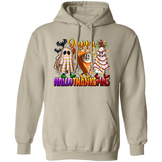 Fun Happy HalloThanksMus Sweatshirt and Hoodie