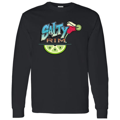 Salty Rim G540 Long Sleeve T-Shirt 5.3 oz. in black