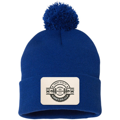 Orme's Gym Logo Pom Pom Knit Cap