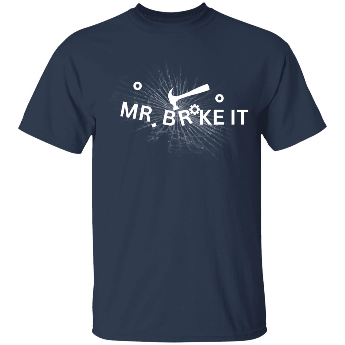 Mr Broke-it T-shirt in navy