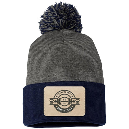 Orme's Gym Logo Pom Pom Knit Cap