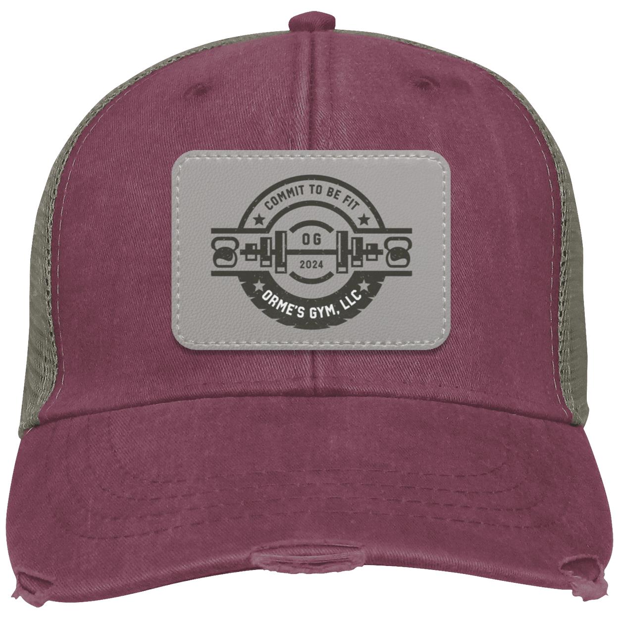 Orme's Gym Logo Distressed Ollie Hat