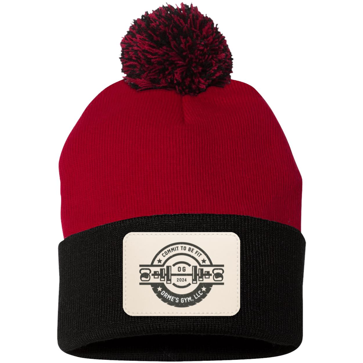 Orme's Gym Logo Pom Pom Knit Cap