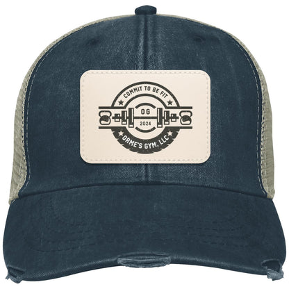 Orme's Gym Logo Distressed Ollie Hat