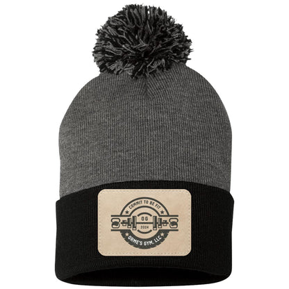 Orme's Gym Logo Pom Pom Knit Cap