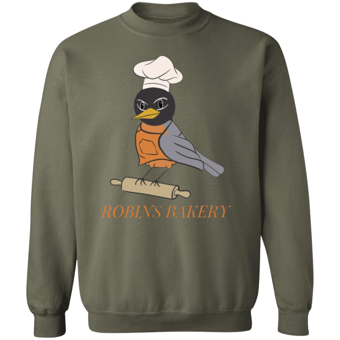 Robins Bakery Crewneck Pullover Sweatshirt G180