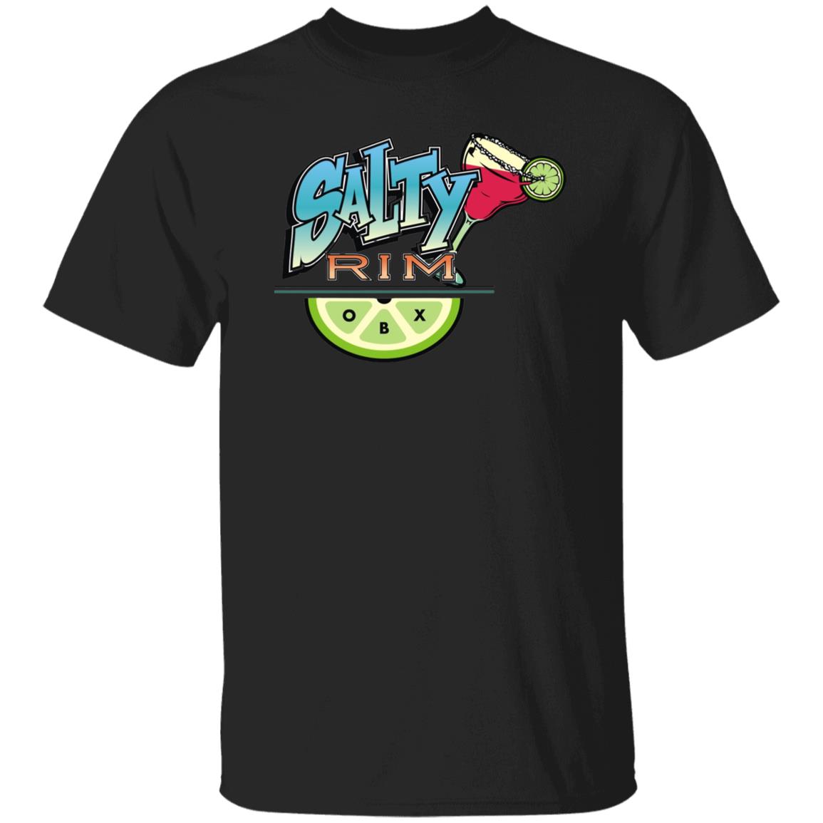 Salty Rim Short Sleeve T-shirt in black