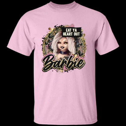 Scary Barbie Unisex T-Shirt in pink - Any Gift For You