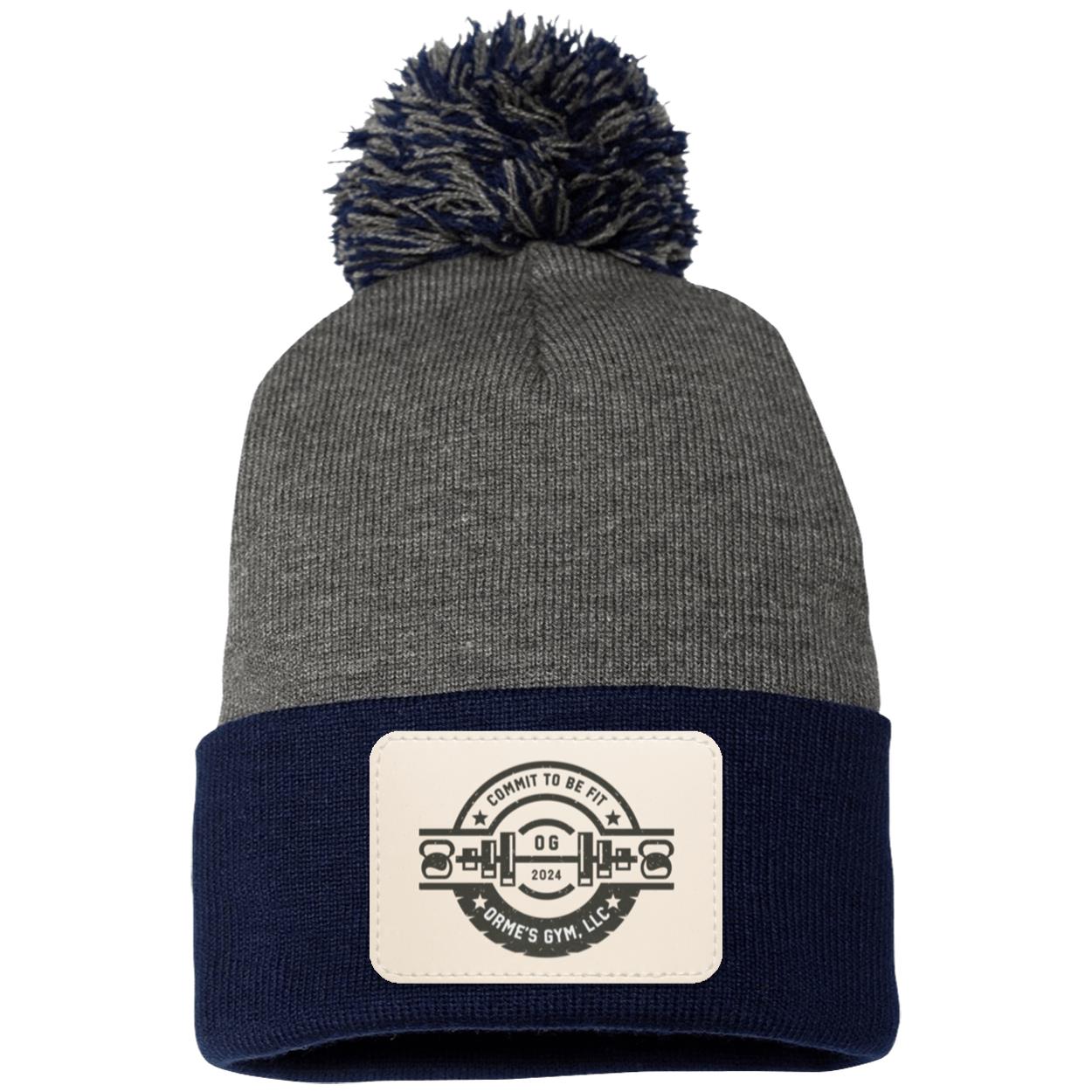 Orme's Gym Logo Pom Pom Knit Cap