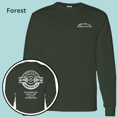 Orme's Gym Long Sleeve Tee in Dark Colors