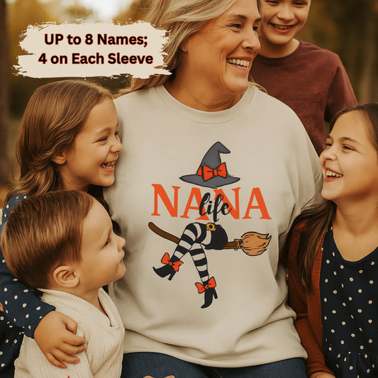 Personalized Witchy Nana Life Sweatshirt