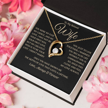 Always & Forever Love Necklace for Wife