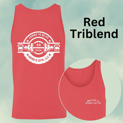 Orme's Gym Unisex Tank (3480)
