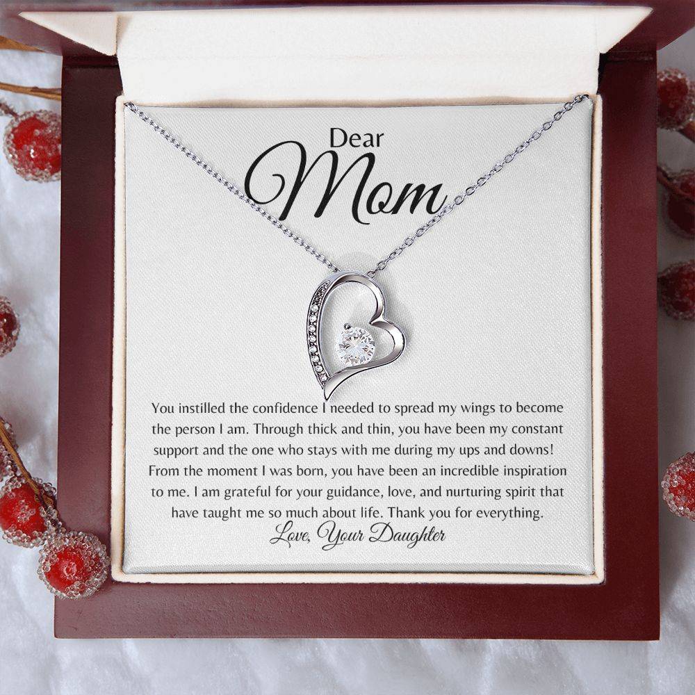 To Mom | Forever Love Necklace | From Daughter - Any Gift For You