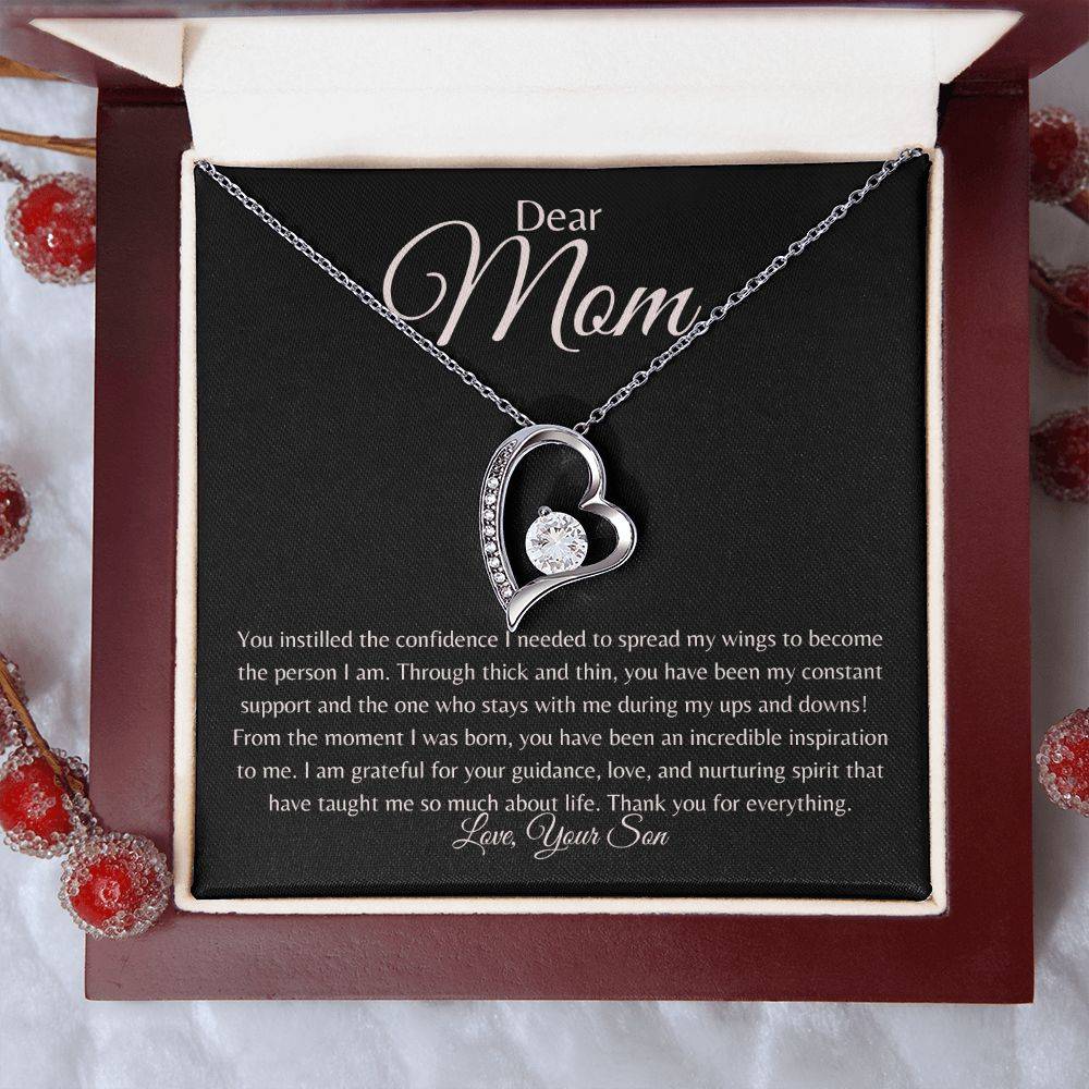 To Mom | Forever Love Necklace | From Son - Any Gift For You