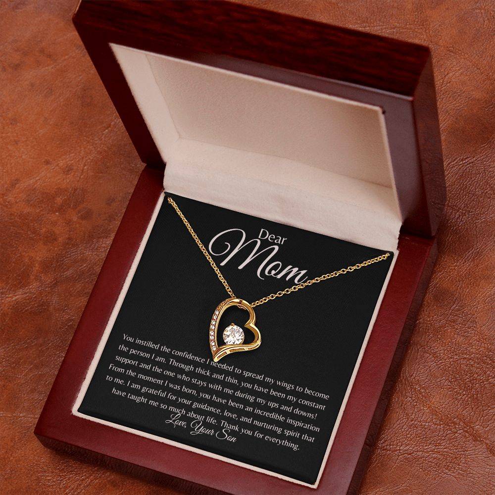 To Mom | Forever Love Necklace | From Son - Any Gift For You