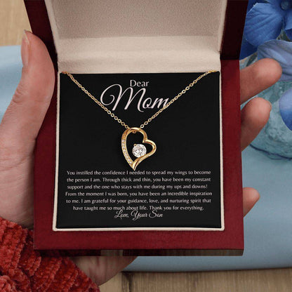 To Mom | Forever Love Necklace | From Son - Any Gift For You