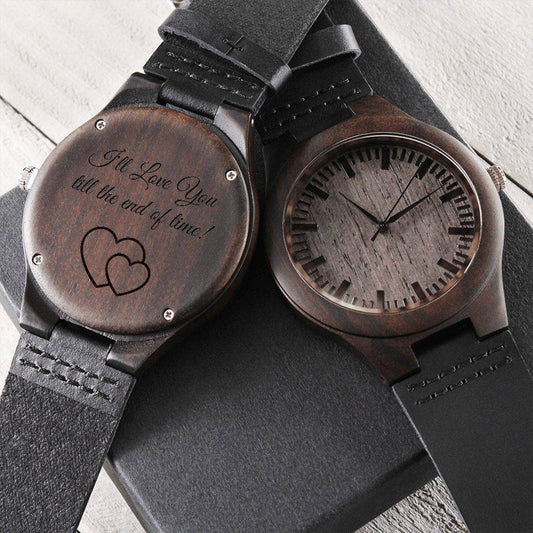 To Dad | Engraved Wood Watch - Any Gift For You