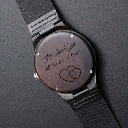 To Dad | Engraved Wood Watch - Any Gift For You