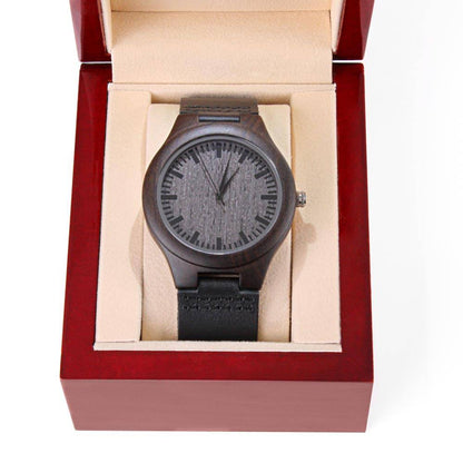 To Dad | Engraved Wood Watch - Any Gift For You