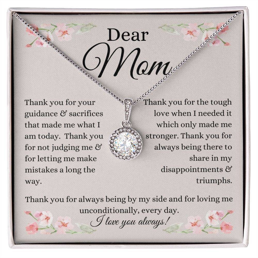 To Mom | Eternal Hope Necklace | From Son or Daughter - Any Gift For You