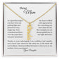 To Mom | Name Necklace (Vertical) | From Daughter - Any Gift For You