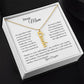 To Mom | Name Necklace (Vertical) | From Daughter - Any Gift For You