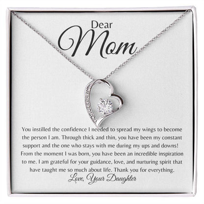 To Mom | Forever Love Necklace | From Daughter - Any Gift For You