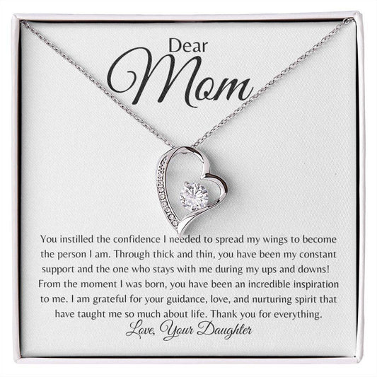 To Mom | Forever Love Necklace | From Daughter - Any Gift For You