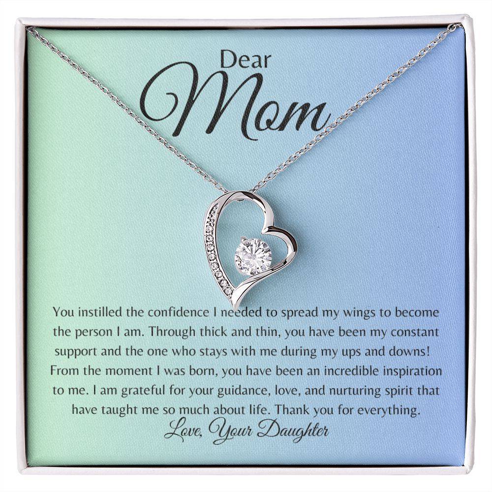 To Mom | Forever Love Necklace | From Daughter - Any Gift For You