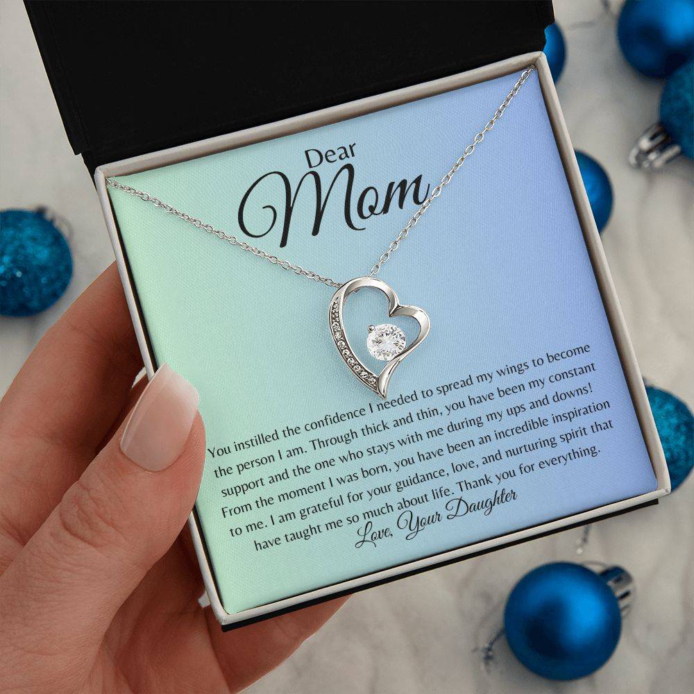 To Mom | Forever Love Necklace | From Daughter - Any Gift For You