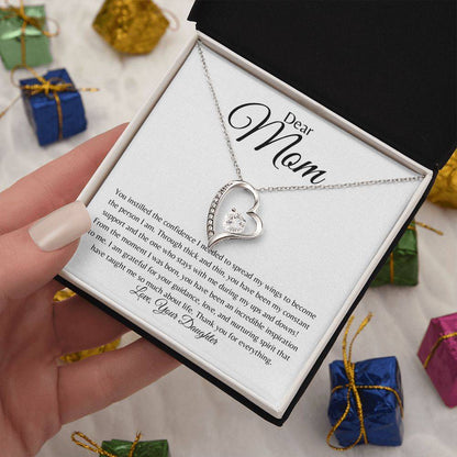 To Mom | Forever Love Necklace | From Daughter - Any Gift For You