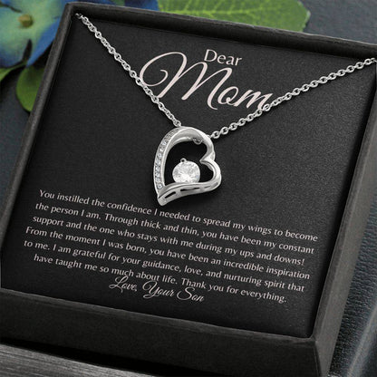 To Mom | Forever Love Necklace | From Son - Any Gift For You