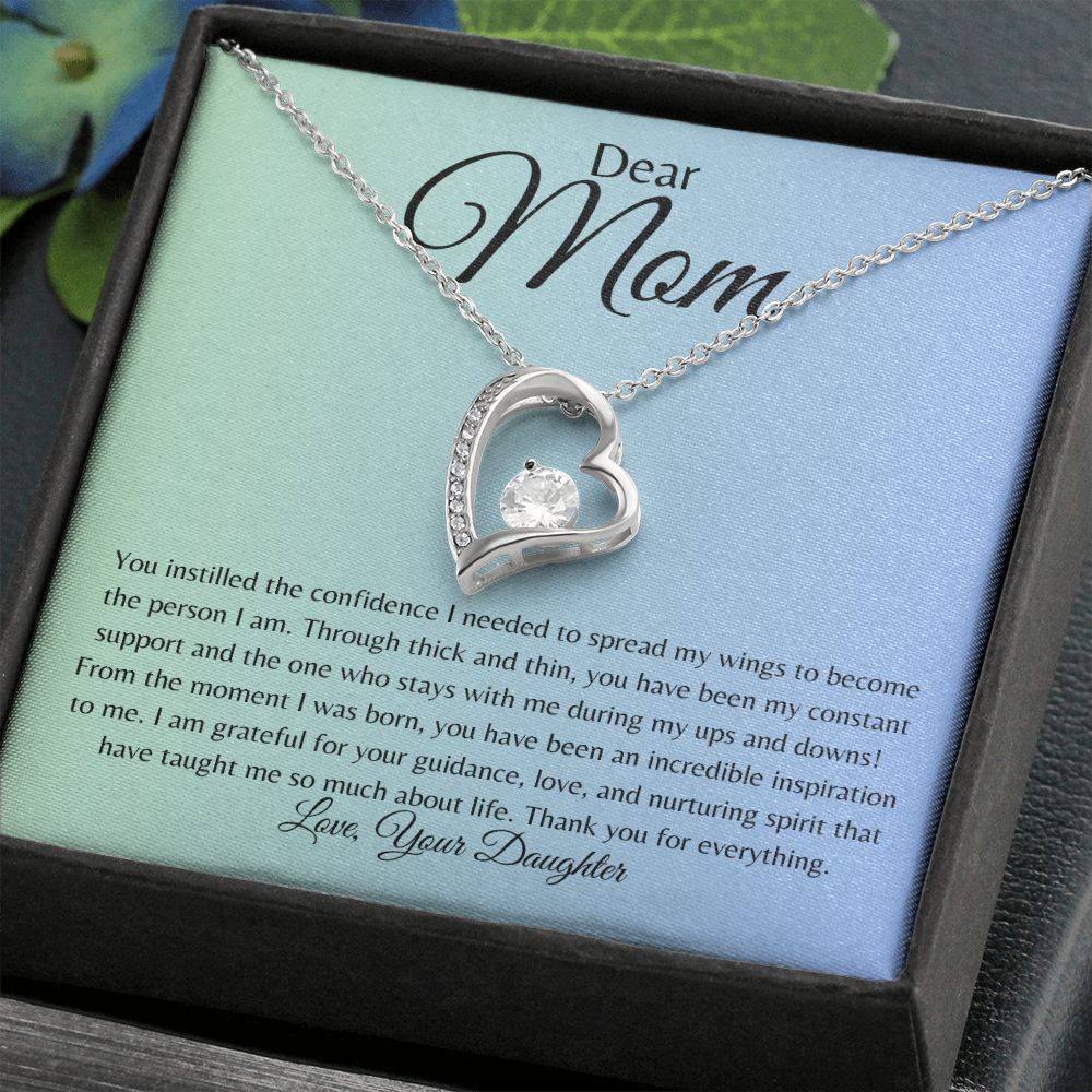 To Mom | Forever Love Necklace | From Daughter - Any Gift For You