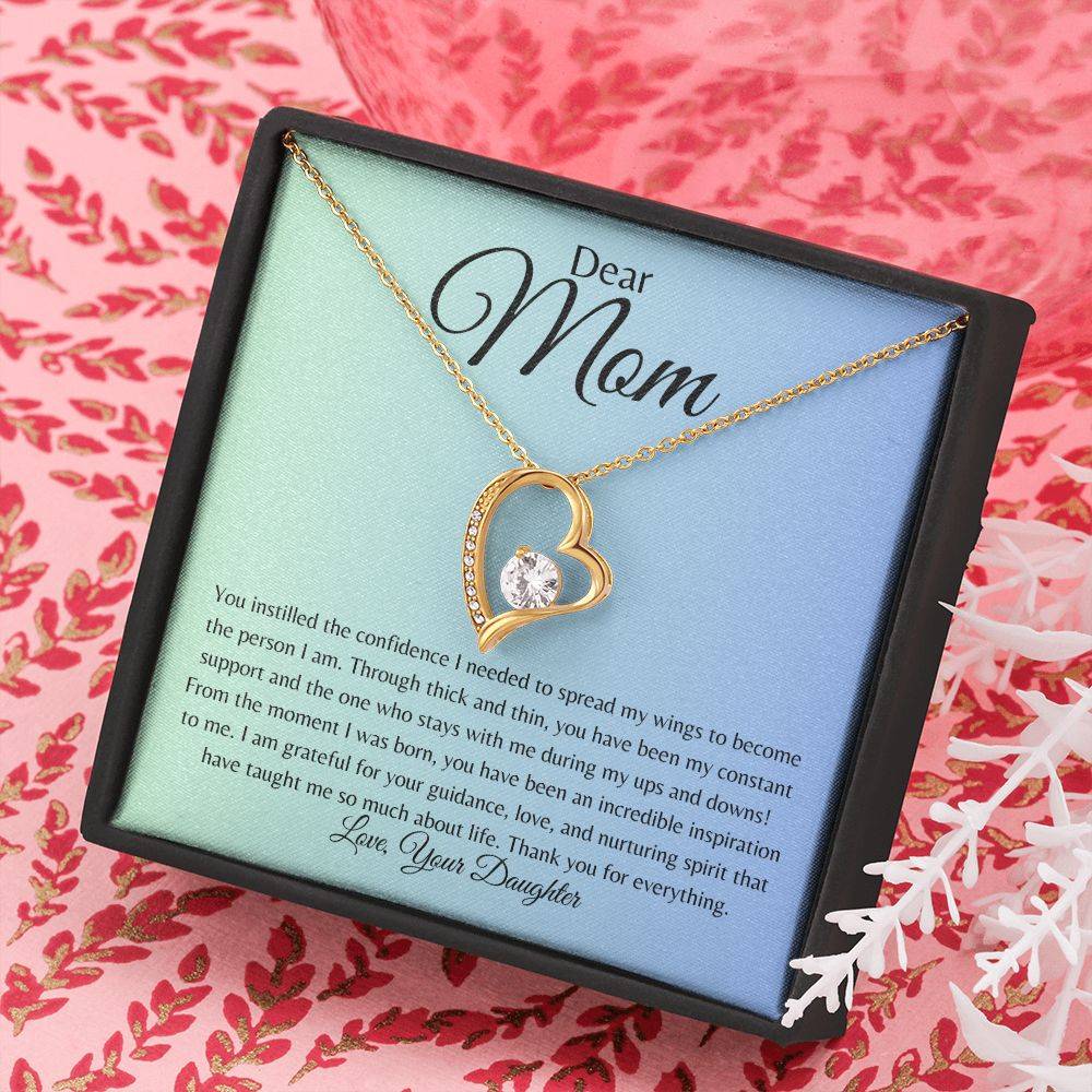 To Mom | Forever Love Necklace | From Daughter - Any Gift For You