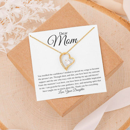 To Mom | Forever Love Necklace | From Daughter - Any Gift For You