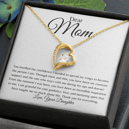 To Mom | Forever Love Necklace | From Daughter - Any Gift For You