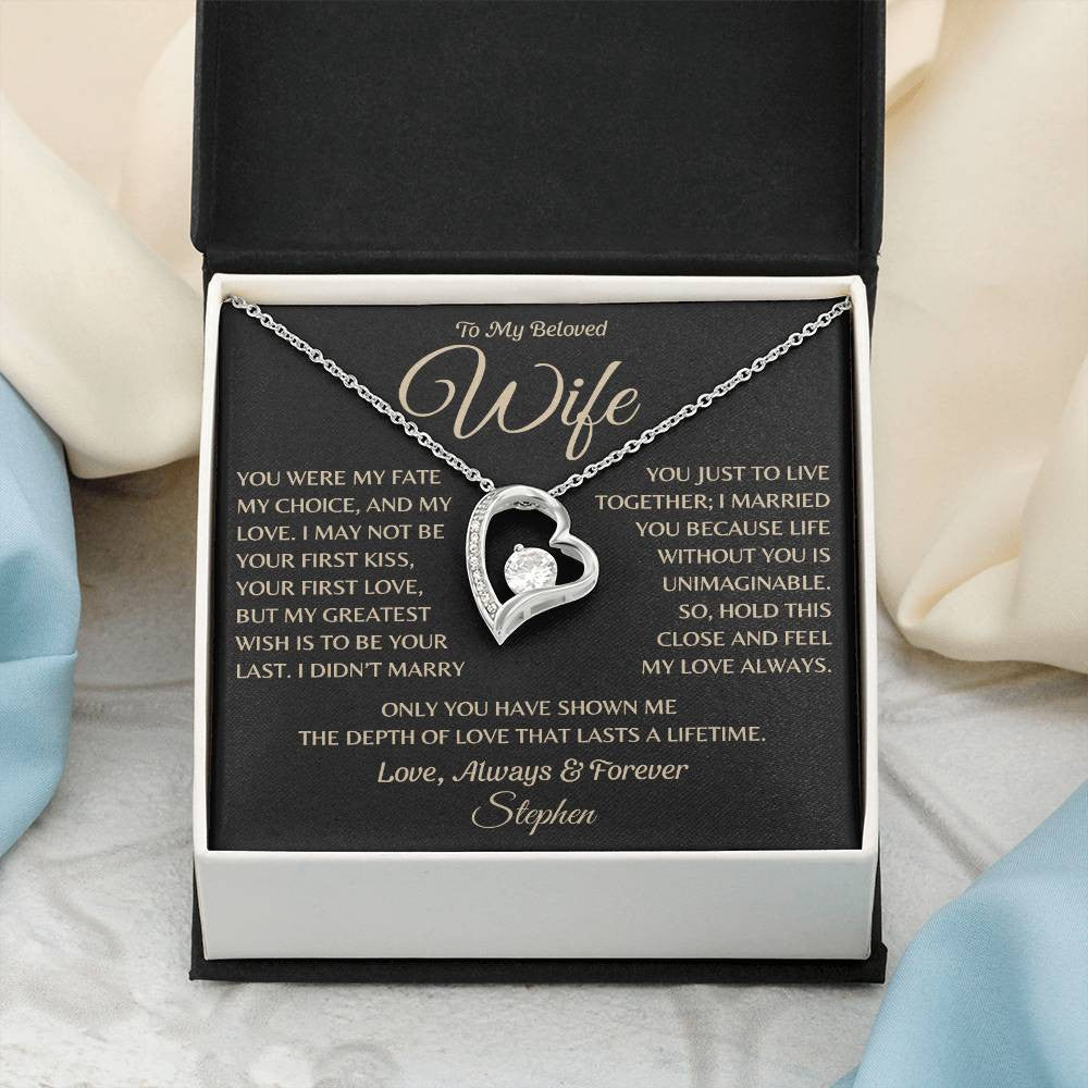 Always & Forever Love Necklace for Wife