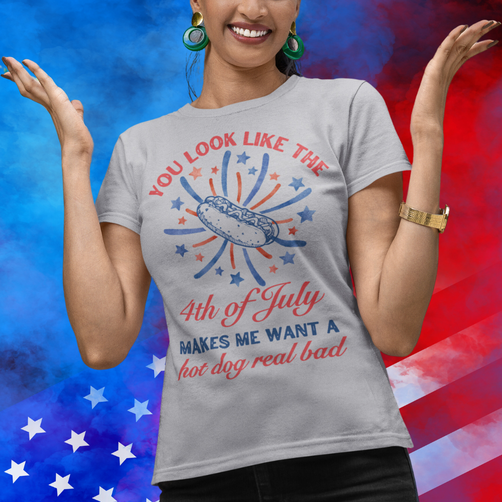 You Look Like the 4th of July T-shirt in gray - Any Gift For You